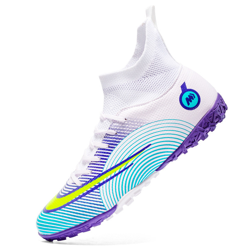 Profesionāli unisex futbola apavi vīriešiem TF/FG Futbola zābaki ar augstu potīti vīriešiem, zābaki, treniņi, sieviešu futbola apavi Chuteira Campo