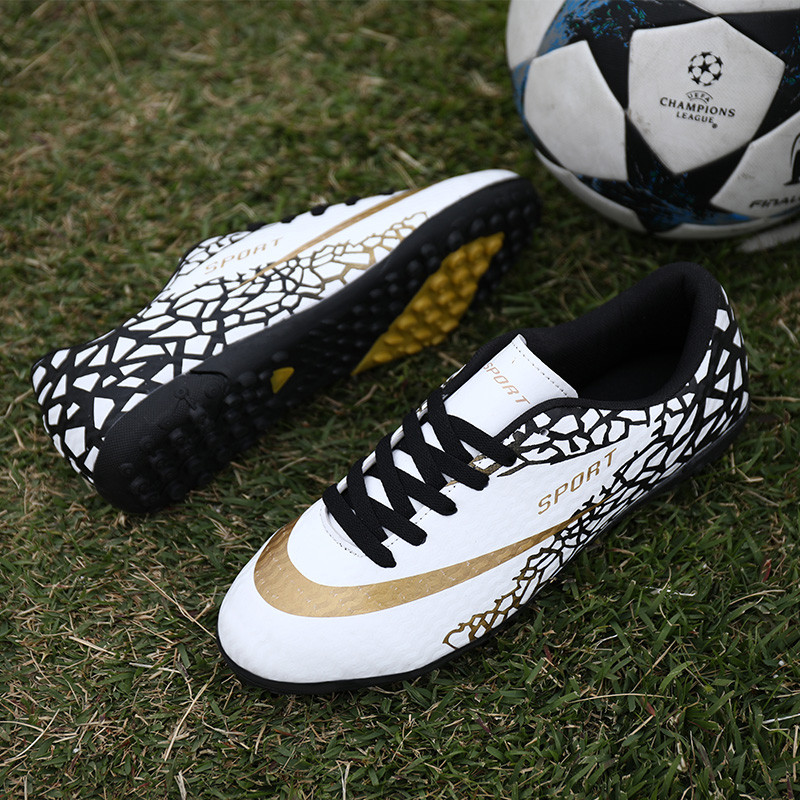 Futballcipők Gyerek Foci Cipők Társaság Csúszásgátló edzés FG/AG Futball Cipők Gyerekek Chuteira Campo Sport Turf Futsal Cipők