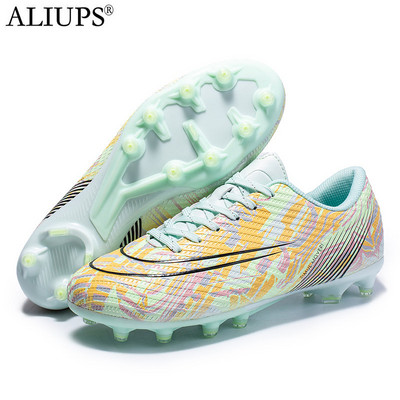 ALIUPS Professional Size 34-45 Football Boots Men Kids Boys AG Soccer Shoes Sneakers Soccer Cleats