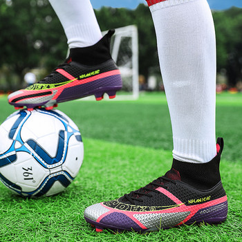 Νέα τάση ανδρικά παπούτσια ποδοσφαίρου Επαγγελματικά ανδρικά μποτάκια ποδόσφαιρο ποδόσφαιρο ποδόσφαιρο σούπερ ποδοσφαίρου εξωτερικού χώρου Πολύχρωμα αθλητικά παπούτσια ποδοσφαίρου ανδρικά