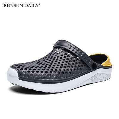 Uniszex nyári szandálok Női strandcipők Gyorsan száradó vastag talpú papucs klumpák Férfi papucsok