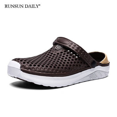 Uniszex nyári szandálok Női strandcipők Gyorsan száradó vastag talpú papucs klumpák Férfi papucsok