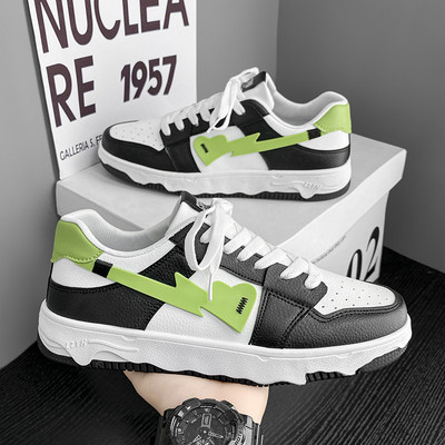 2023 Kuum mood Rohelised rulajalatsid Meeste tänavarõivad Hip Hopi tossud meestele Disainer Platvorm Meeste ketsid zapatos hombre