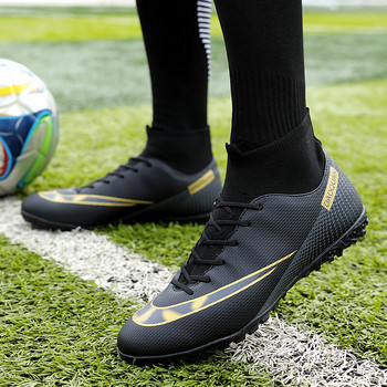 Μαύρα ανδρικά παπούτσια ποδοσφαίρου turf Παιδικά παπούτσια ποδοσφαίρου προπόνησης Αθλητικά αθλητικά αθλητικά αθλητικά παπούτσια ψηλά στον αστράγαλο Ανδρικά σίτες ποδόσφαιρο ποδοσφαίρου μεγέθους 35-46 Δωρεάν αποστολή