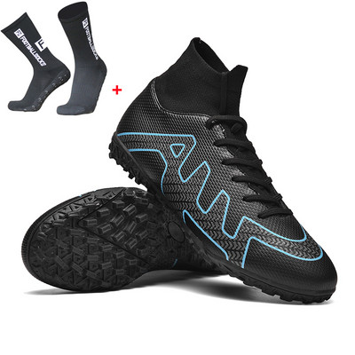 ZHENZU 34-47 Ülikerged Kõrged Jalgpallisaapad Jalgpallijalatsid AG/TF Lastele Poiste Jalgpalliklambrid Botas de futbol