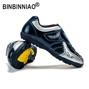 BINBINNIAO Μέγεθος 28-39 Παιδικά παπούτσια ποδοσφαίρου TF Παπούτσια ποδοσφαίρου Παιδικά αγόρια γυμναστήρια Αθλητικά παπούτσια για προπόνηση Παπούτσια τένις χωρίς κορδόνια