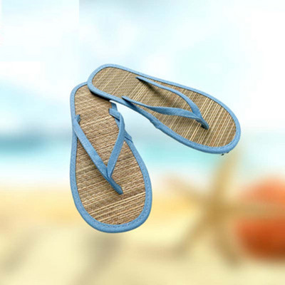 2023 Ženske ravne japanke Papuče Udobne neklizajuće sandale Japanke od bambusovog ratana Modne papuče za kućnu kupaonicu Zapatos