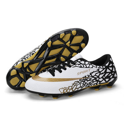 Férfi Futball Cipők Társaság csúszásmentes csillapító futballcipők Gyep Foci kapcsok Cipők Gyerek Fiú TF/FG Edzés Futsal Cipők