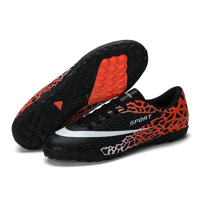 Férfi Futball Cipők Társaság csúszásmentes csillapító futballcipők Gyep Foci kapcsok Cipők Gyerek Fiú TF/FG Edzés Futsal Cipők