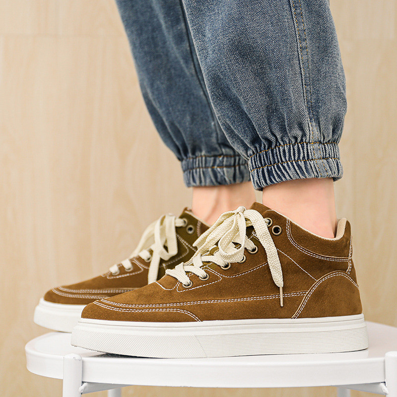 2022 m. Japoniški Harajuku Batai Drobiniai sportbačiai Vyriški Aukšti riedlenčių batai Vyriški Platforminiai sportbačiai Kvėpuojantys vyriški treniruokliai