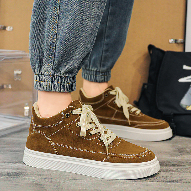 2022 m. Japoniški Harajuku Batai Drobiniai sportbačiai Vyriški Aukšti riedlenčių batai Vyriški Platforminiai sportbačiai Kvėpuojantys vyriški treniruokliai