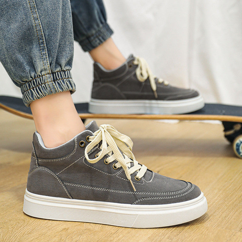 2022 m. Japoniški Harajuku Batai Drobiniai sportbačiai Vyriški Aukšti riedlenčių batai Vyriški Platforminiai sportbačiai Kvėpuojantys vyriški treniruokliai