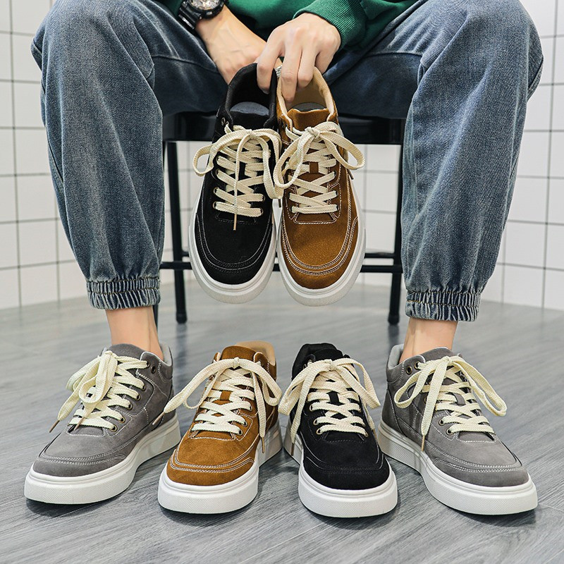 2022 m. Japoniški Harajuku Batai Drobiniai sportbačiai Vyriški Aukšti riedlenčių batai Vyriški Platforminiai sportbačiai Kvėpuojantys vyriški treniruokliai