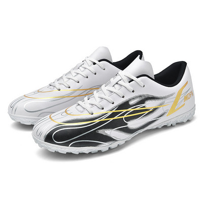 Jauni zili vīriešu futbola apavi Ērti, neslīdoši bērnu futbola apavi Elpojoši vīriešu futbola apavi Zapatos De Futbol