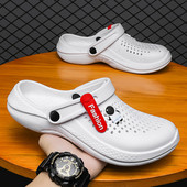 2023. gada zīmola vasaras pludmales sandales vīriešiem modes slidkalniņi EVA čības vīriešu mājas dārzs ikdienas apavi Vīriešu luksusa apavi oriģinālās čības