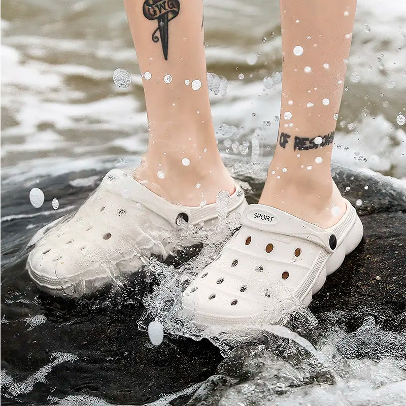 Férfi papucs csúszásgátló női szandál férfi divat puha talp EVA pár papucs kültéri strandszandál férfi papucs platform