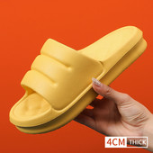 Čības Sievietēm Ērtas Mīkstas EVA Slaidi Bieza Platforma Mājas Apavi Sievietēm Vasaras Sandales Sieviešu Vannas istabas Neslīdošas čības