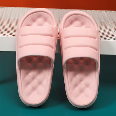 Čības Sievietēm Ērtas Mīkstas EVA Slaidi Bieza Platforma Mājas Apavi Sievietēm Vasaras Sandales Sieviešu Vannas istabas Neslīdošas čības