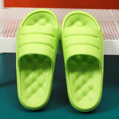 Čības Sievietēm Ērtas Mīkstas EVA Slaidi Bieza Platforma Mājas Apavi Sievietēm Vasaras Sandales Sieviešu Vannas istabas Neslīdošas čības