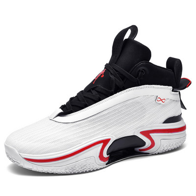 Férfi kosárlabda tornacipő párnázott férfi sportcipő kültéri lila tornacipő magas felső férfi csúszásmentes tornacipő kosárlabdához