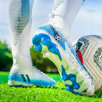 Ανδρικά ψηλά παπούτσια ποδοσφαίρου Αντιολισθητικά παπούτσια προπόνησης για ποδόσφαιρο ποδοσφαίρου FG/TF Παιδικά παπούτσια ποδοσφαίρου Υπαίθρια παπούτσια Camp