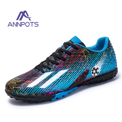 Vyriški aukštakulniai futbolo bateliai, neslystantys smūgius sugeriantys treniruotės Futsal batai FG/TF vaikiški futbolo bateliai lauko stovyklai