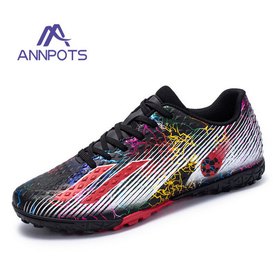 Vyriški aukštakulniai futbolo bateliai, neslystantys smūgius sugeriantys treniruotės Futsal batai FG/TF vaikiški futbolo bateliai lauko stovyklai