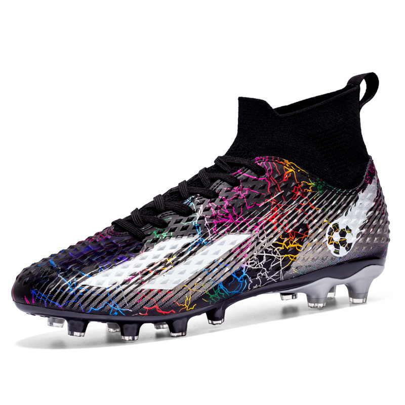 Vyriški aukštakulniai futbolo bateliai, neslystantys smūgius sugeriantys treniruotės Futsal batai FG/TF vaikiški futbolo bateliai lauko stovyklai