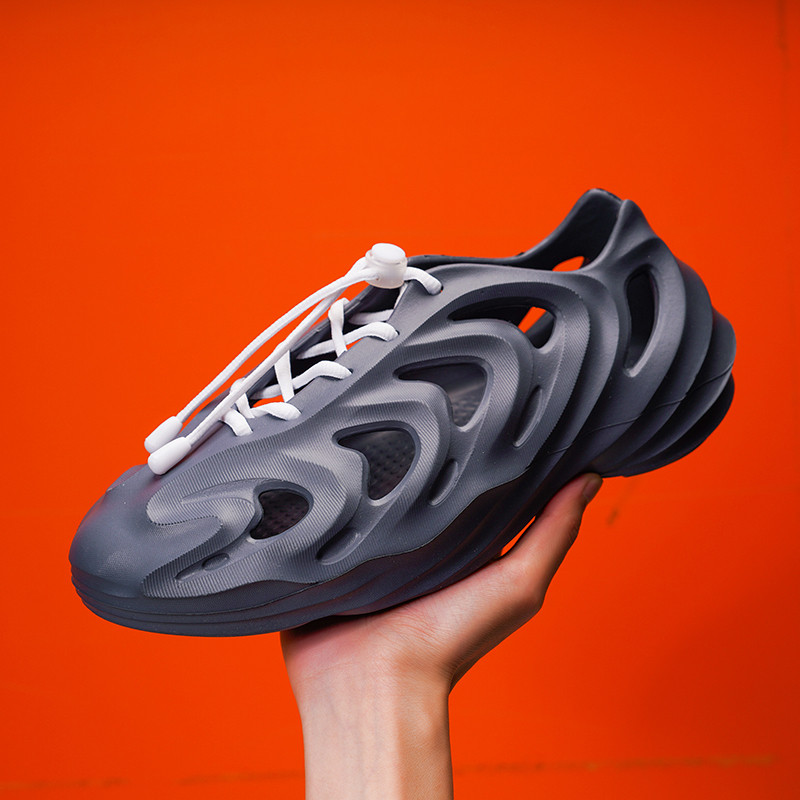 2023. aasta uued suvised meeste sandaalid, kerged rannajalatsid, meeste sussid, välistingimustes kasutatavad libisemisvastased, kulumiskindlad nööritavad tossud, meeste aiakingad