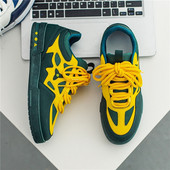 Топ мъжки ежедневни обувки Модни луксозни дизайнерски черни обувки за скейтборд на открито Мъжки бели маратонки Plate-forme маратонки