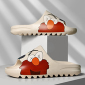 Prinditud Unisex sussid Vabaaja hingavad rannajalatsid Libisemisvastased jalanõud Veekindlad Sandaalid Slaidid Kodus ja õues Pehmed sussid