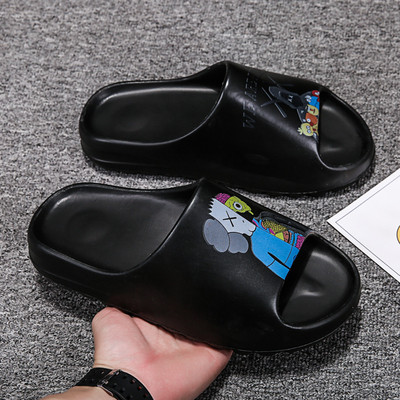 Prinditud Unisex sussid Vabaaja hingavad rannajalatsid Libisemisvastased jalanõud Veekindlad Sandaalid Slaidid Kodus ja õues Pehmed sussid