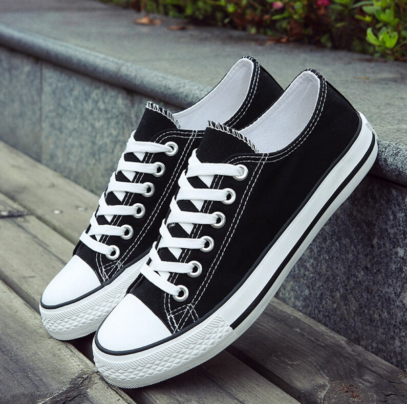 Klasszikus gördeszkás cipő Női tornacipő vászon Cipő divat Női tornacipő cipő Flat Lover cipő gyár ST22