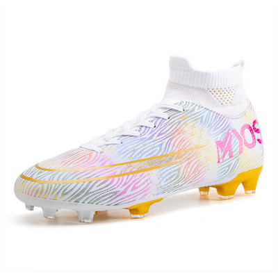 SENAGE Kvaliteetsed meeste jalgpallijalatsid TF/FG Kõrge pahkluu kõrgusega hingavad jalgpallijalatsid Professionaalsed välitingimustes kasutatavad jalgpallisaapad