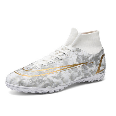 SENAGE Kvaliteetsed meeste jalgpallijalatsid TF/FG Kõrge pahkluu kõrgusega hingavad jalgpallijalatsid Professionaalsed välitingimustes kasutatavad jalgpallisaapad