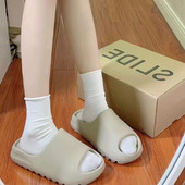 Originalūs prekės ženklo Vyriški šlepetės Vasaros Moterims Vyriškos Šlepetės Minkštos Sandalai Unisex Paplūdimio Kasdieniai Platforminiai Batai Vidiniai Lengvi EVA Slides