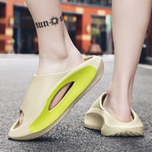 Nova moda za žene Muškarci Papuče za plažu za unutarnje vanjske prozračne meke cipele za slobodno vrijeme EVA tobogani Japanke Ljetne uniseks sandale