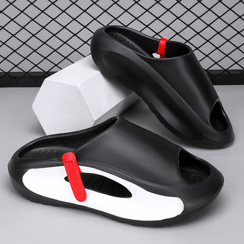 Нова мода за жени Мъжки чехли Плажни вътрешни външни дишащи меки ежедневни обувки EVA пързалки Джапанки Летни унисекс сандали