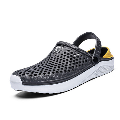 Unisex Fashion paplūdimio sandalai Lengvi EVA batai su skylutėmis, stori šlepetės, vandeniui atsparūs neslystantys sandalai, šlepetės moterims, vyrams