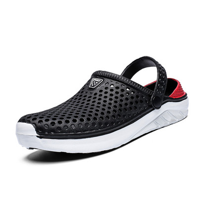 Unisex Fashion paplūdimio sandalai Lengvi EVA batai su skylutėmis, stori šlepetės, vandeniui atsparūs neslystantys sandalai, šlepetės moterims, vyrams