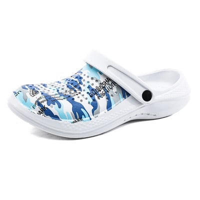 Originalne ljetne muške sandale Lagane EVA ležerne klompe Muške vrtne cipele 2023 Nove cipele za plažu na otvorenom Muške ravne papuče