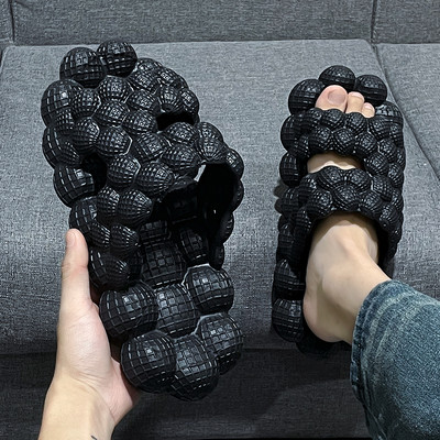 Litchi vīriešu sieviešu čības Viegli ikdienas apavi Sieviešu modes iekštelpu slīdkalniņi Vasaras platforma Unisex āra pludmales sandales