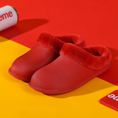 Zimske papuče Ženske muške sandale 2022 Ležerne vodootporne pamučne cipele Mekano dno Topli tobogani EVA protuklizne plišane kućne papuče