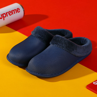 Zimske papuče Ženske muške sandale 2022 Ležerne vodootporne pamučne cipele Mekano dno Topli tobogani EVA protuklizne plišane kućne papuče