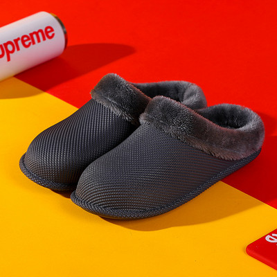 Zimske papuče Ženske muške sandale 2022 Ležerne vodootporne pamučne cipele Mekano dno Topli tobogani EVA protuklizne plišane kućne papuče