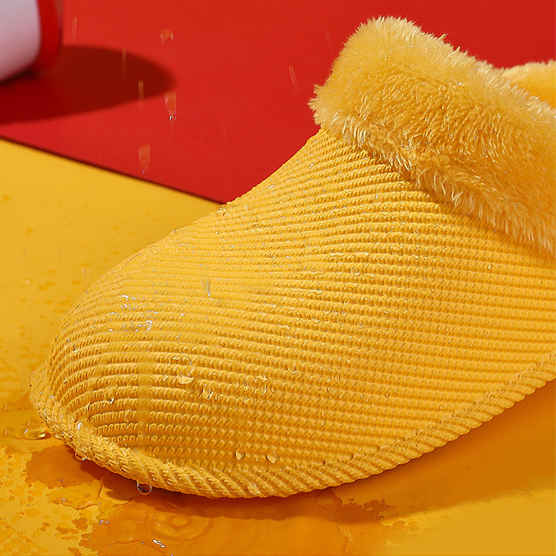 Zimske papuče Ženske muške sandale 2022 Ležerne vodootporne pamučne cipele Mekano dno Topli tobogani EVA protuklizne plišane kućne papuče