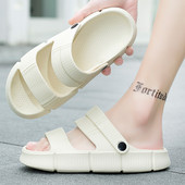 Lagane muške papuče Ljetne muške cipele za plažu 2023. za muškarce Sandale za plivanje na otvorenom Mekane neklizajuće sportske muške papuče za plažu s platformom