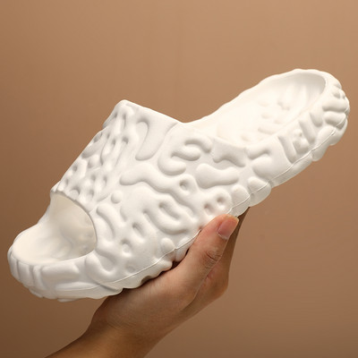 2023. gada vasaras vīriešu čības biezas platformas vannas istabai mājas čības vīriešiem mīksta zole EVA iekštelpu slidkalniņi Vīriešu sandales Neslīdošas čības