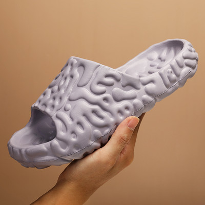 2023. gada vasaras vīriešu čības biezas platformas vannas istabai mājas čības vīriešiem mīksta zole EVA iekštelpu slidkalniņi Vīriešu sandales Neslīdošas čības