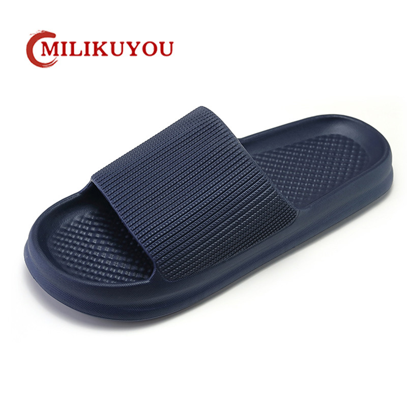 Дамски мъжки чехли Летни вътрешни домашни чехли Мъжки джапанки Меки удобни нехлъзгащи се семейни плоски обувки за двойка Хотелски сандали